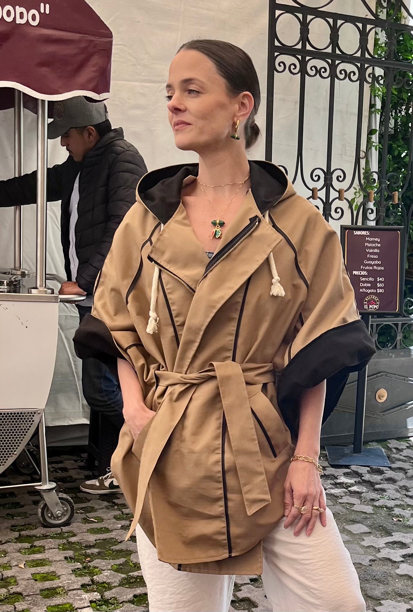 Gabardina impermeable