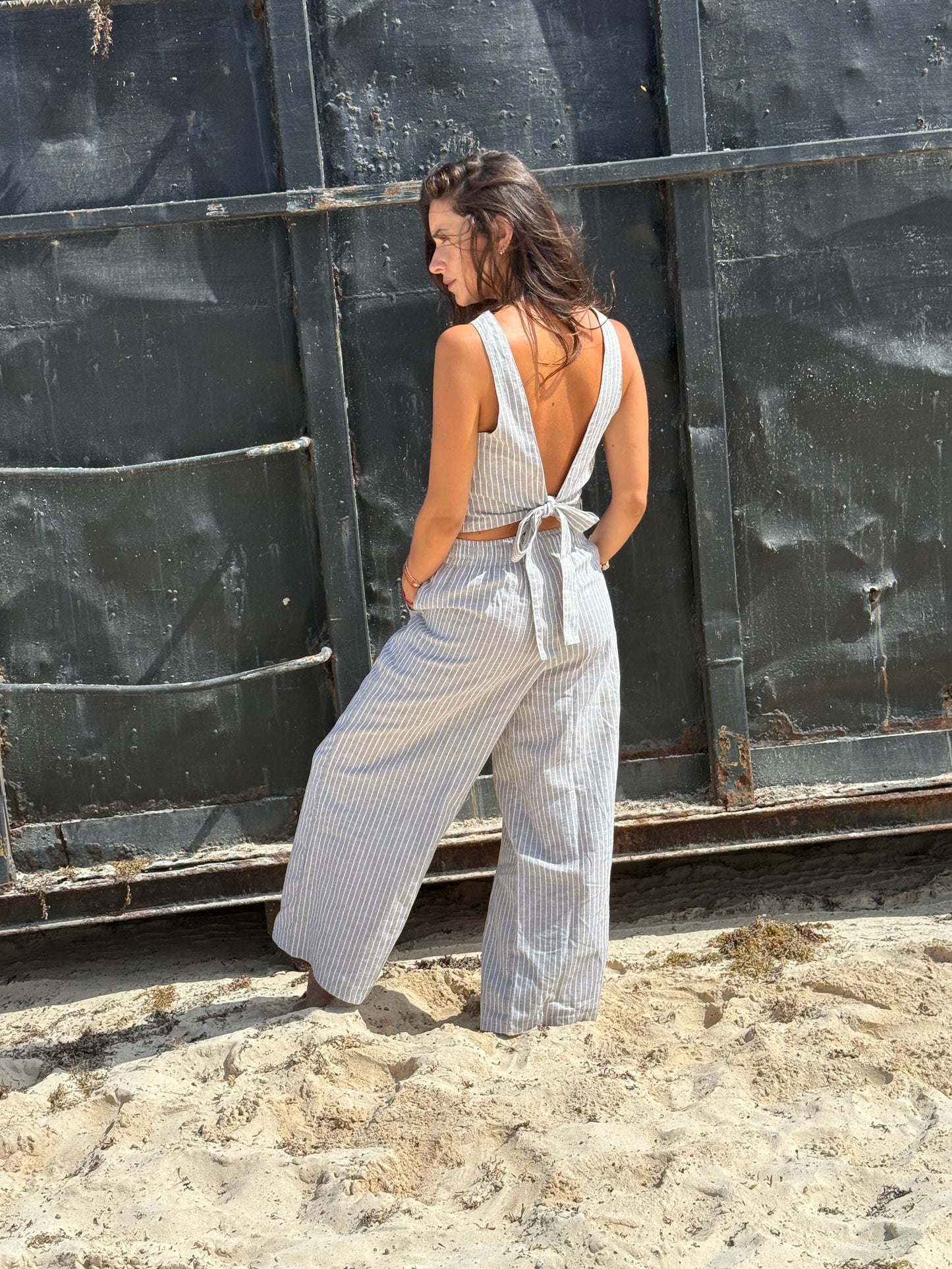 Pantalón Aura rayas