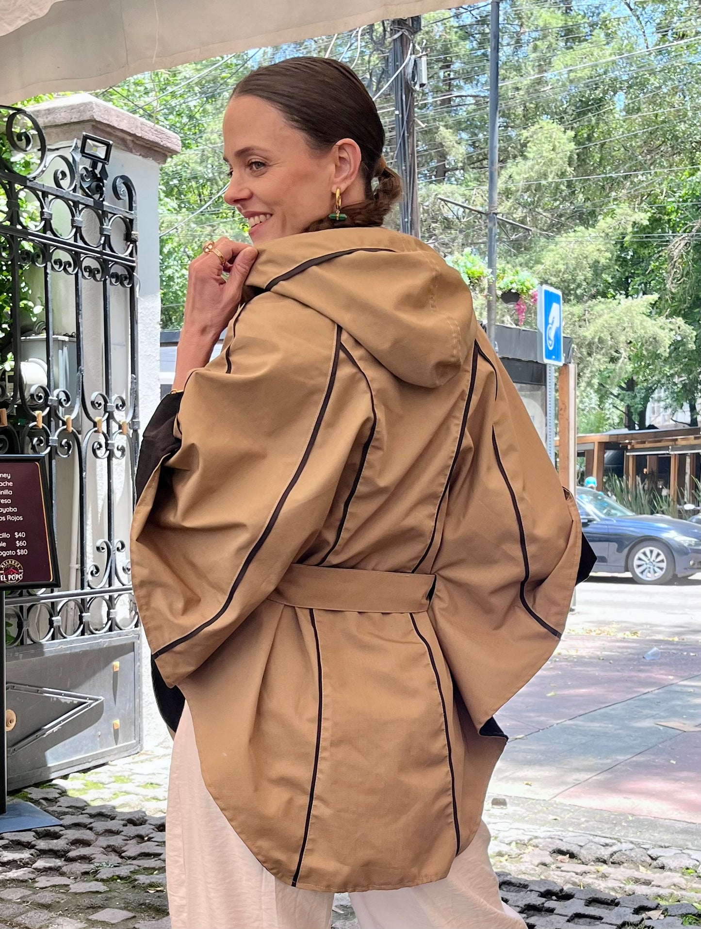 Gabardina impermeable