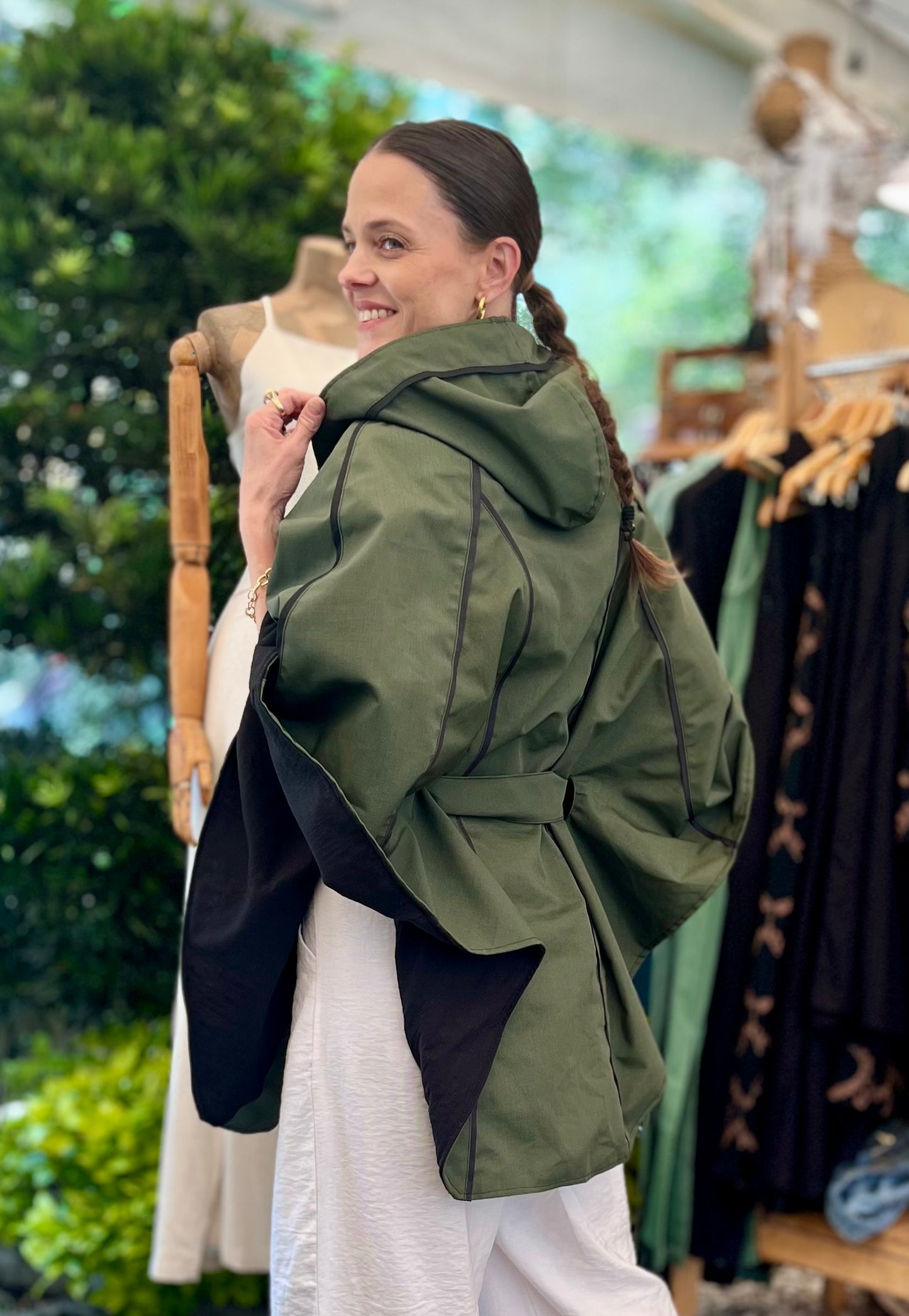 Gabardina impermeable