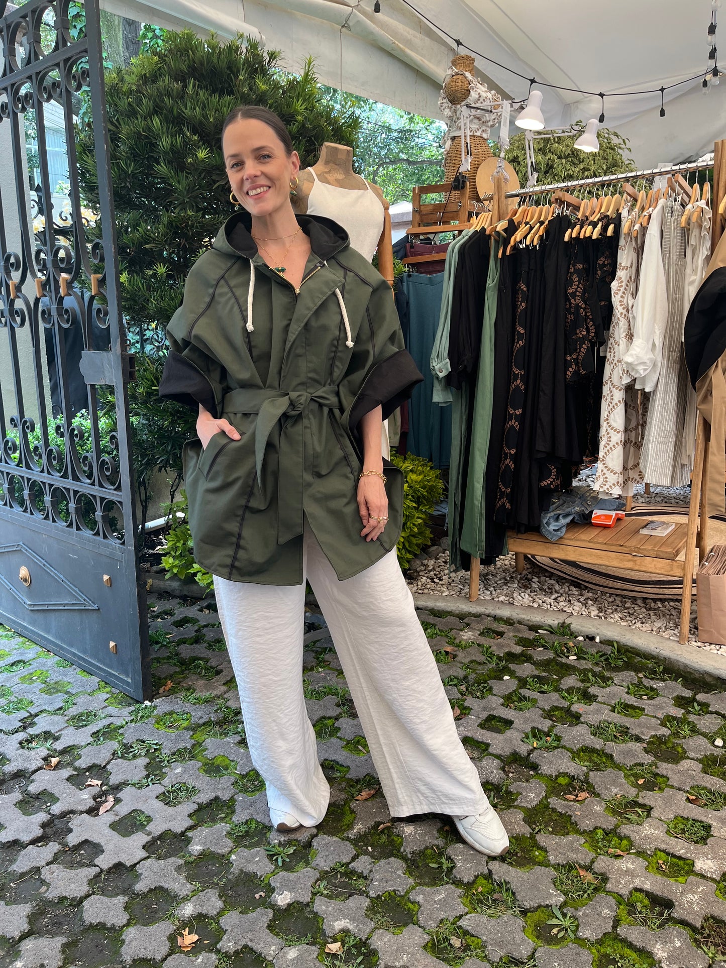 Gabardina impermeable
