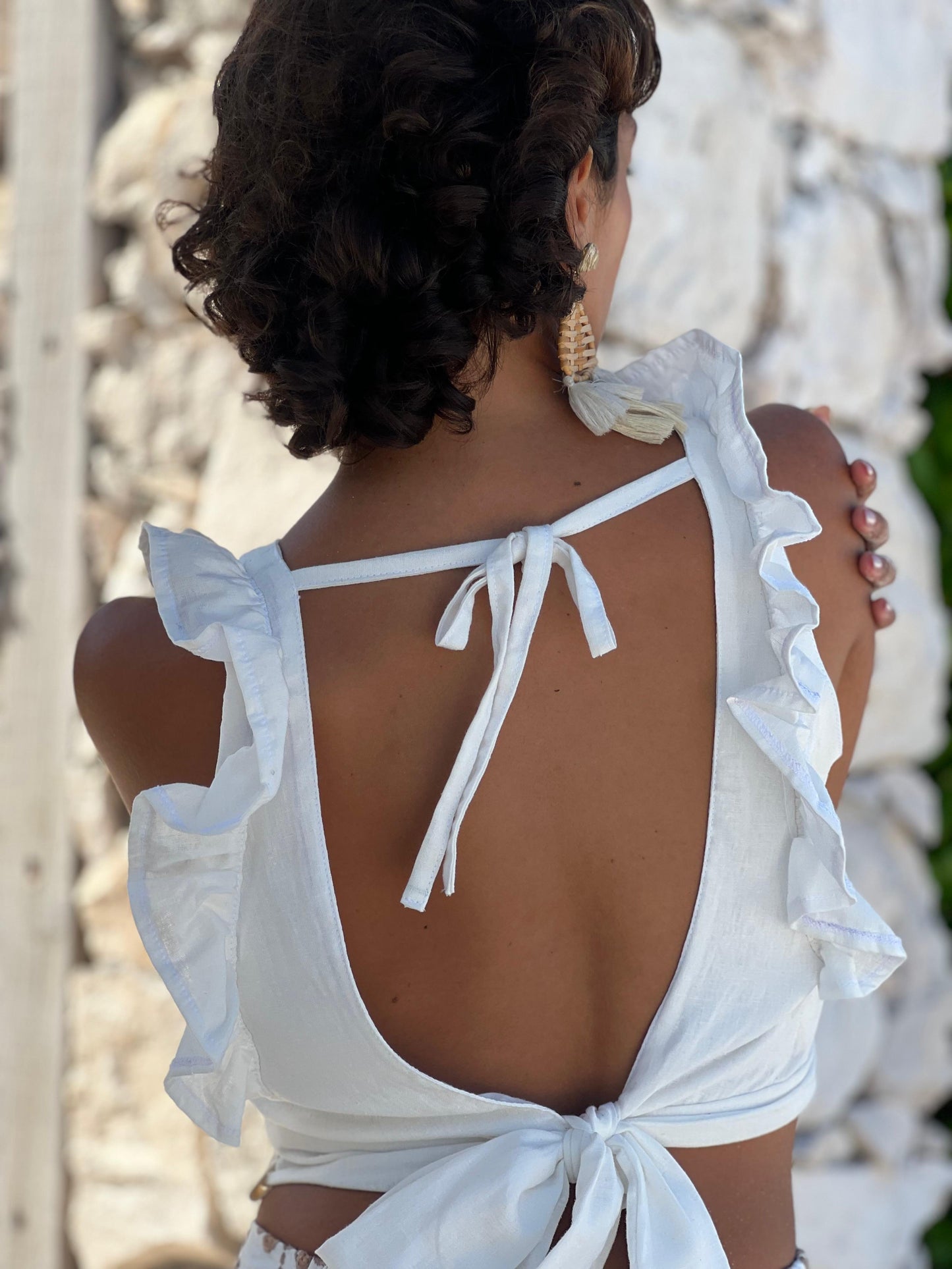 Top Mahahual blanco
