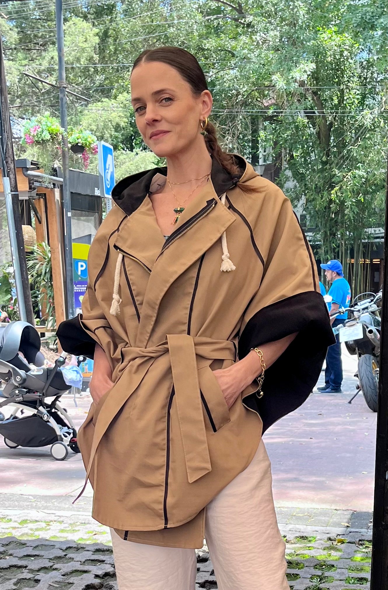 Gabardina impermeable