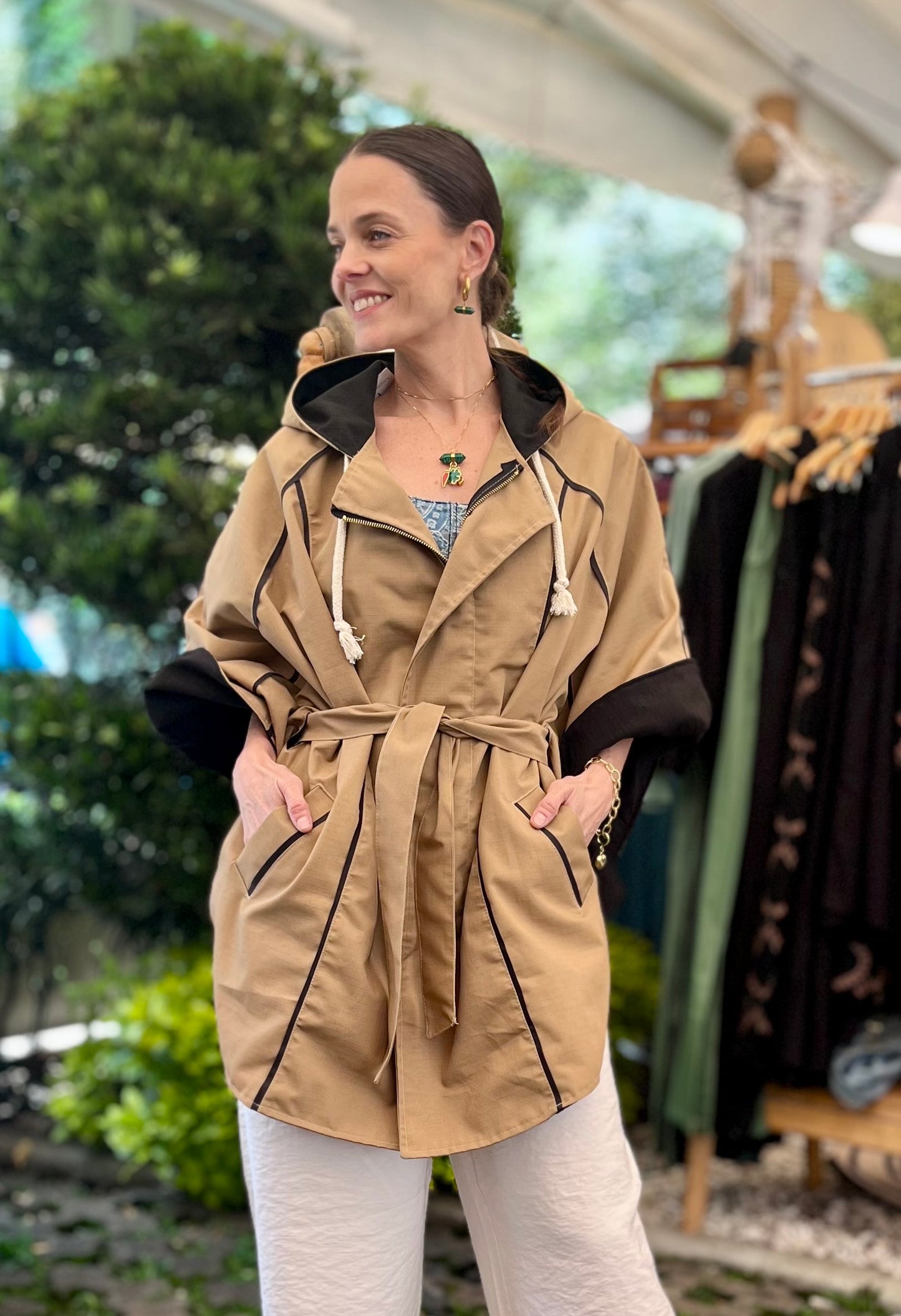 Gabardina impermeable