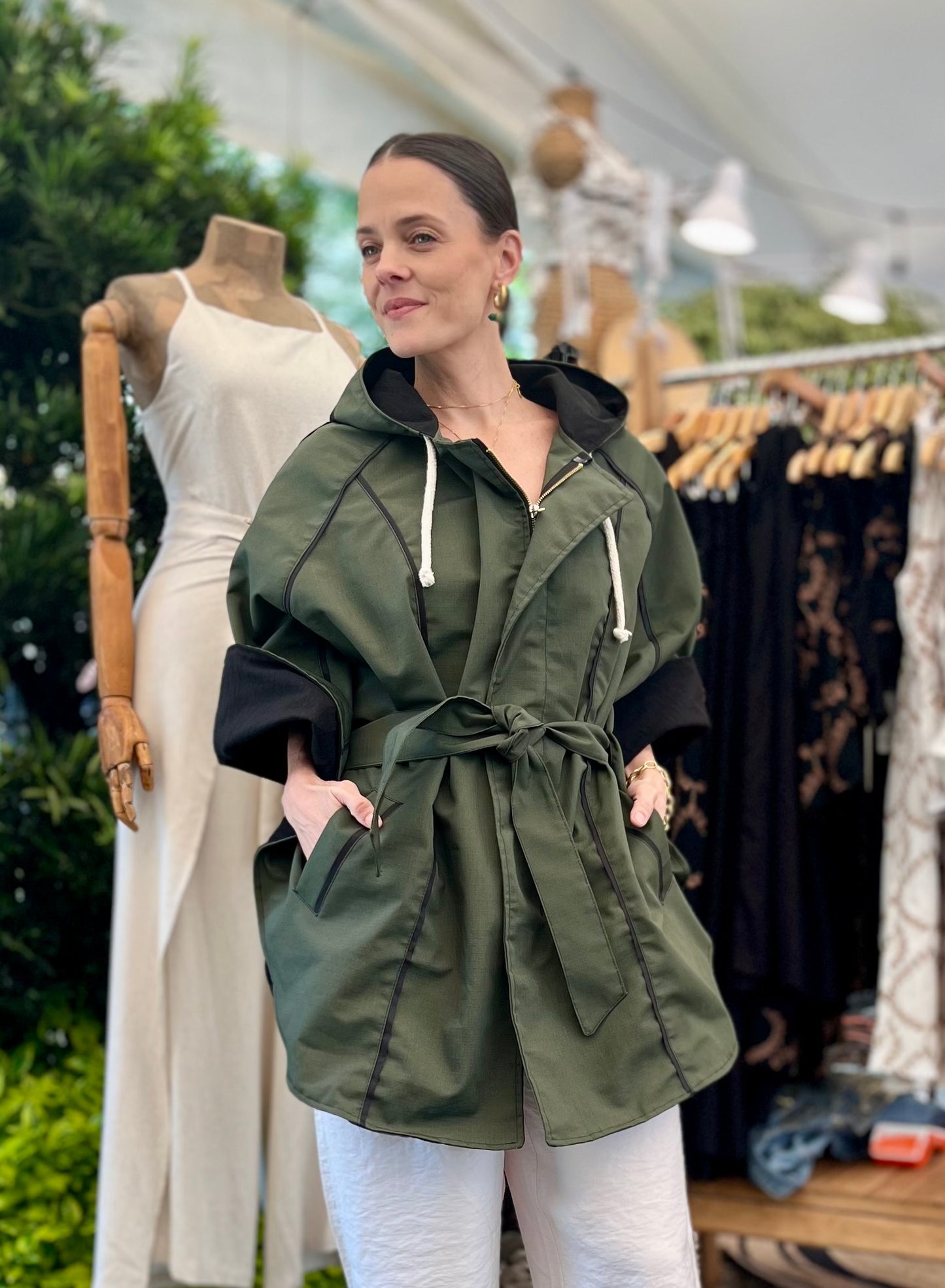 Gabardina impermeable