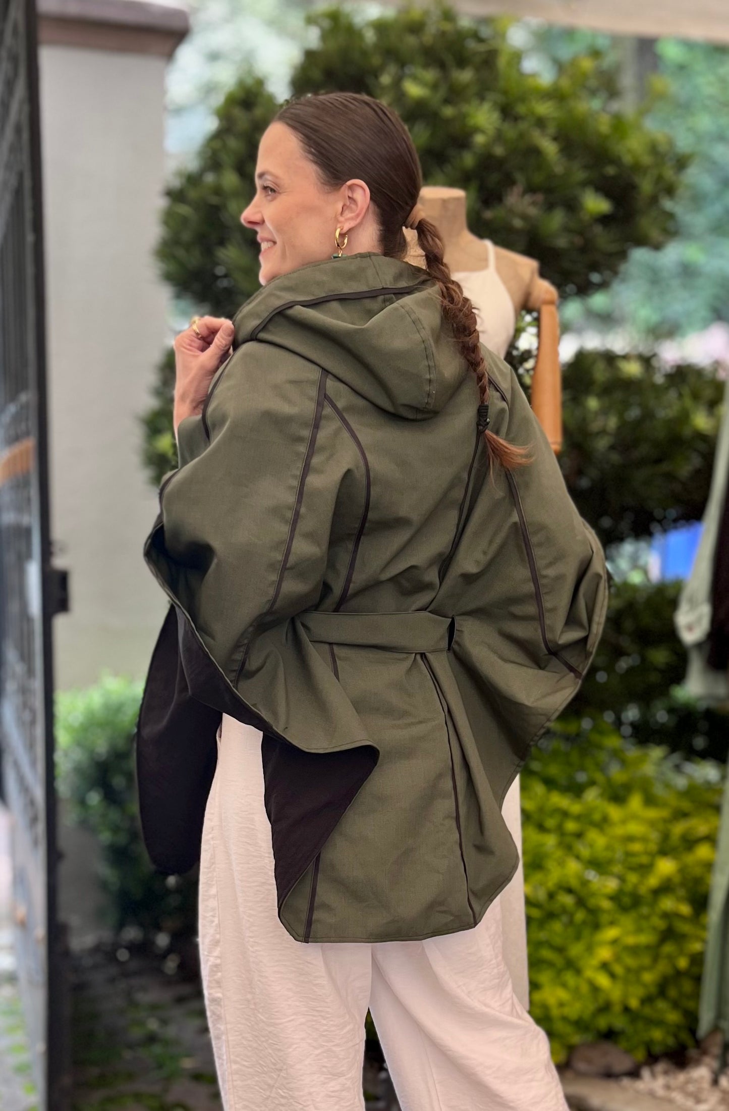 Gabardina impermeable