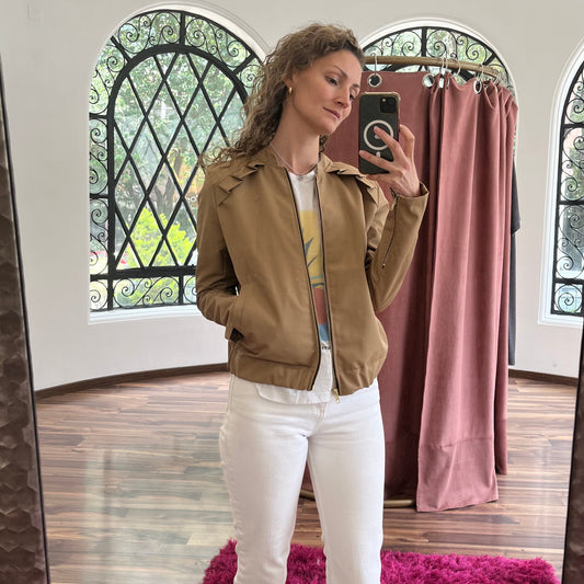 Chamarra bomber impermeable