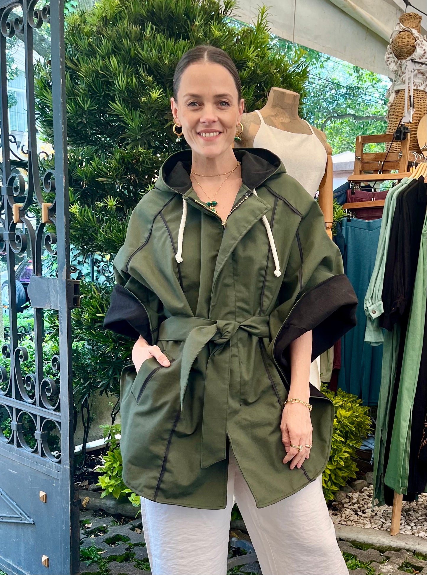 Gabardina impermeable