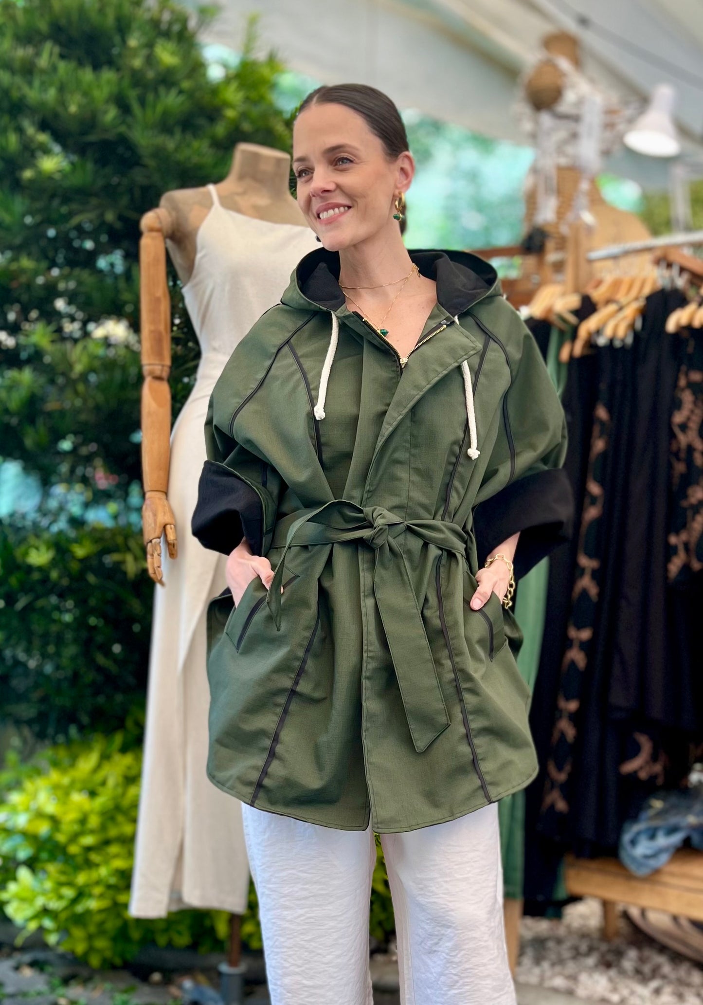 Gabardina impermeable