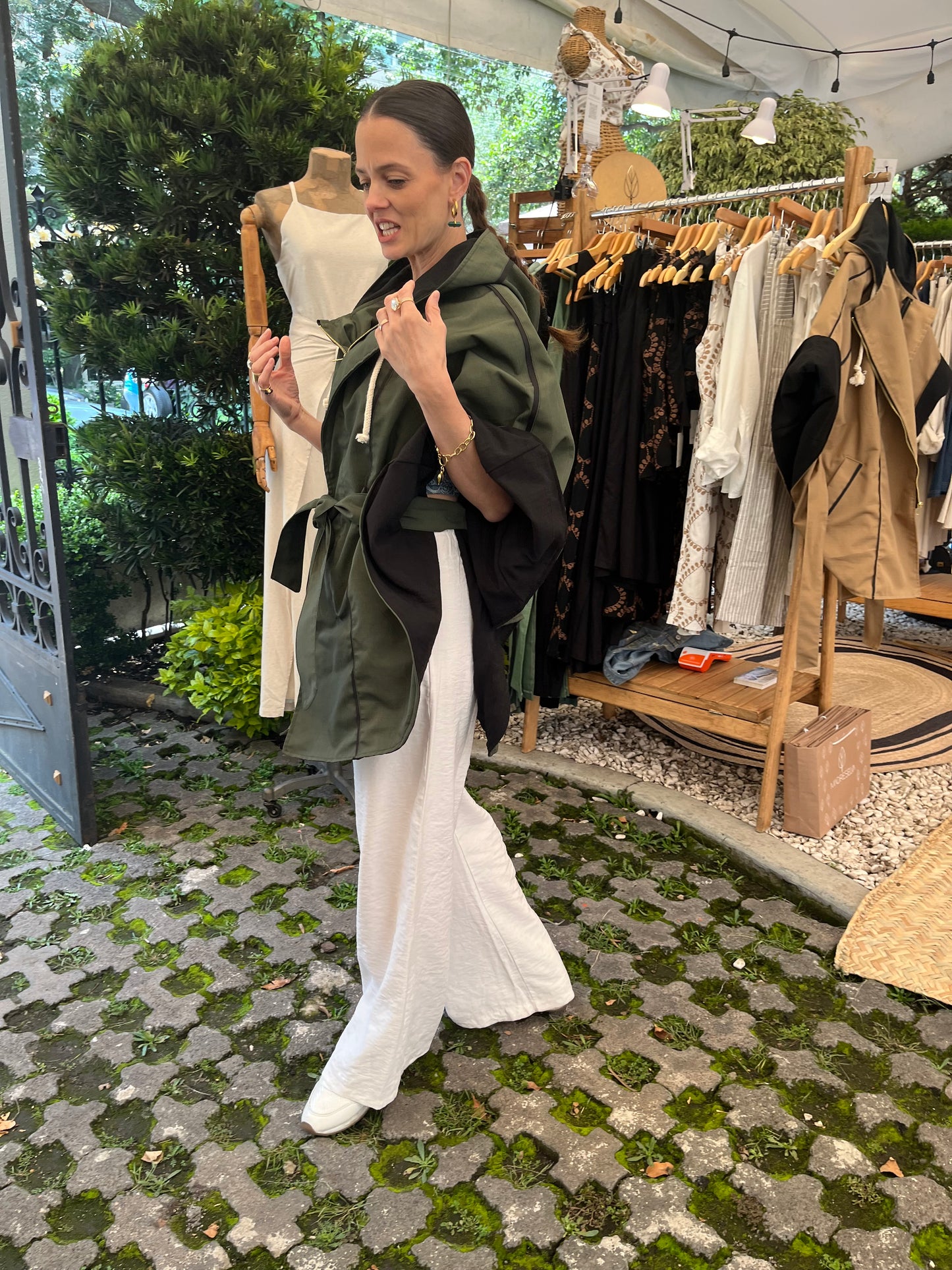 Gabardina impermeable