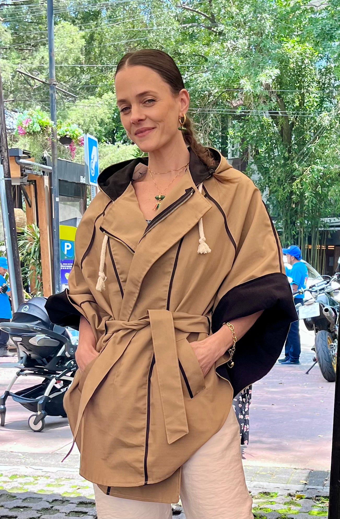 Gabardina impermeable