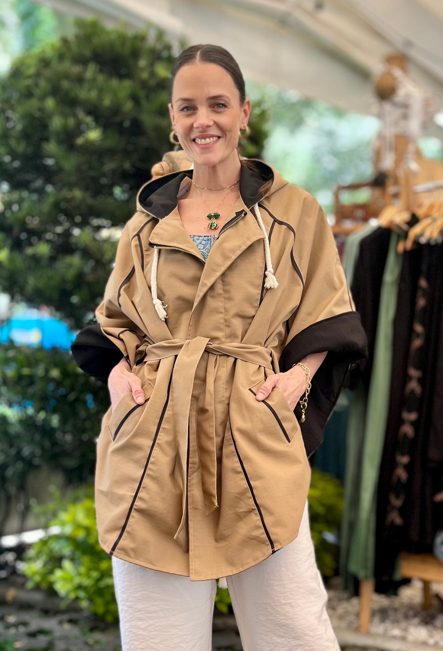 Gabardina impermeable