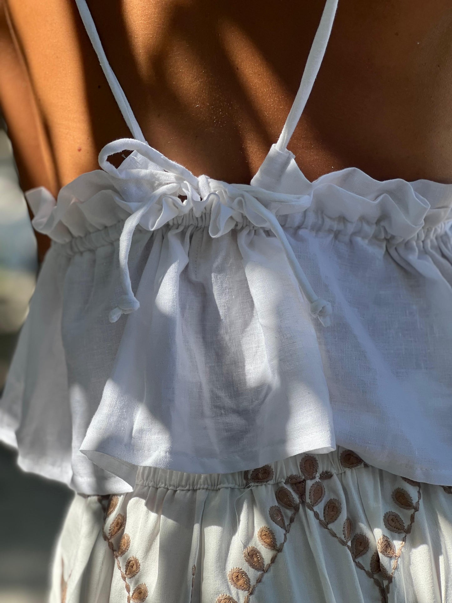 Top Liza blanco
