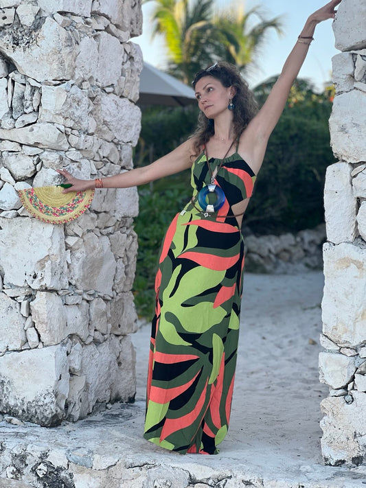 Vestido Alondra print selva