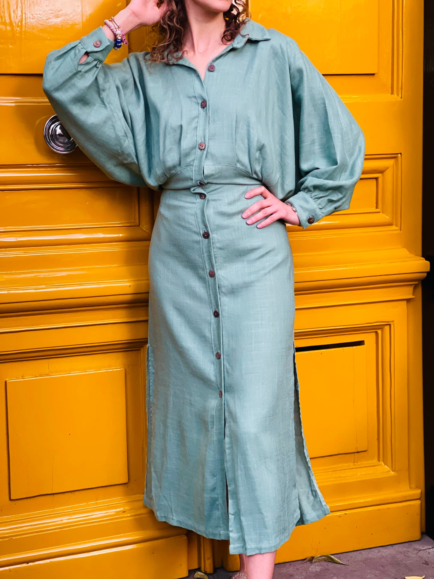 Vestido Sofía Verde