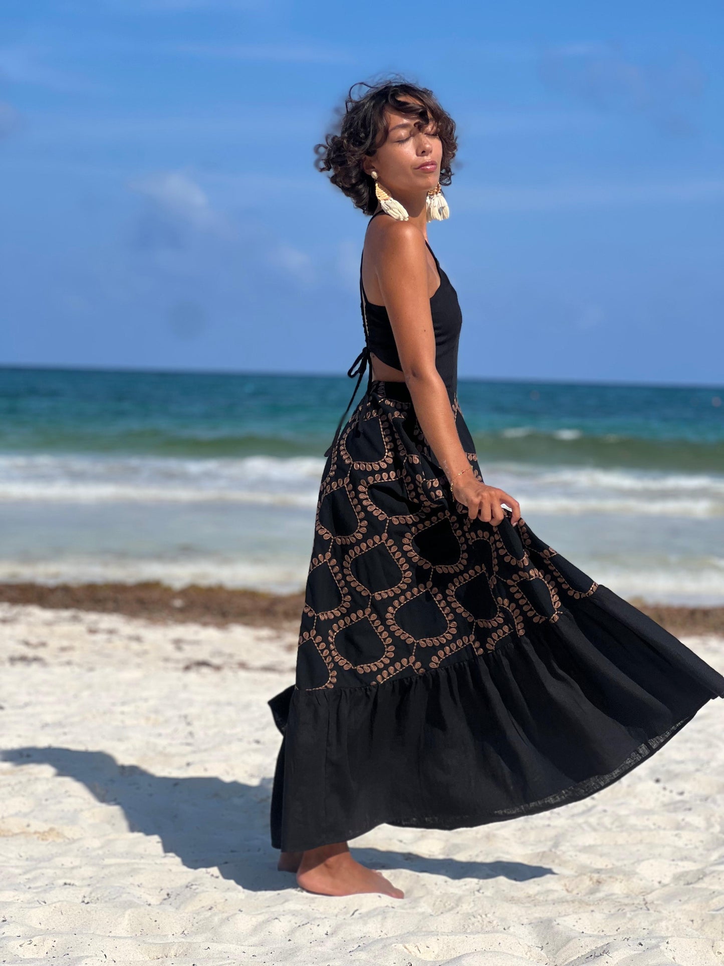 Vestido Valencia negro