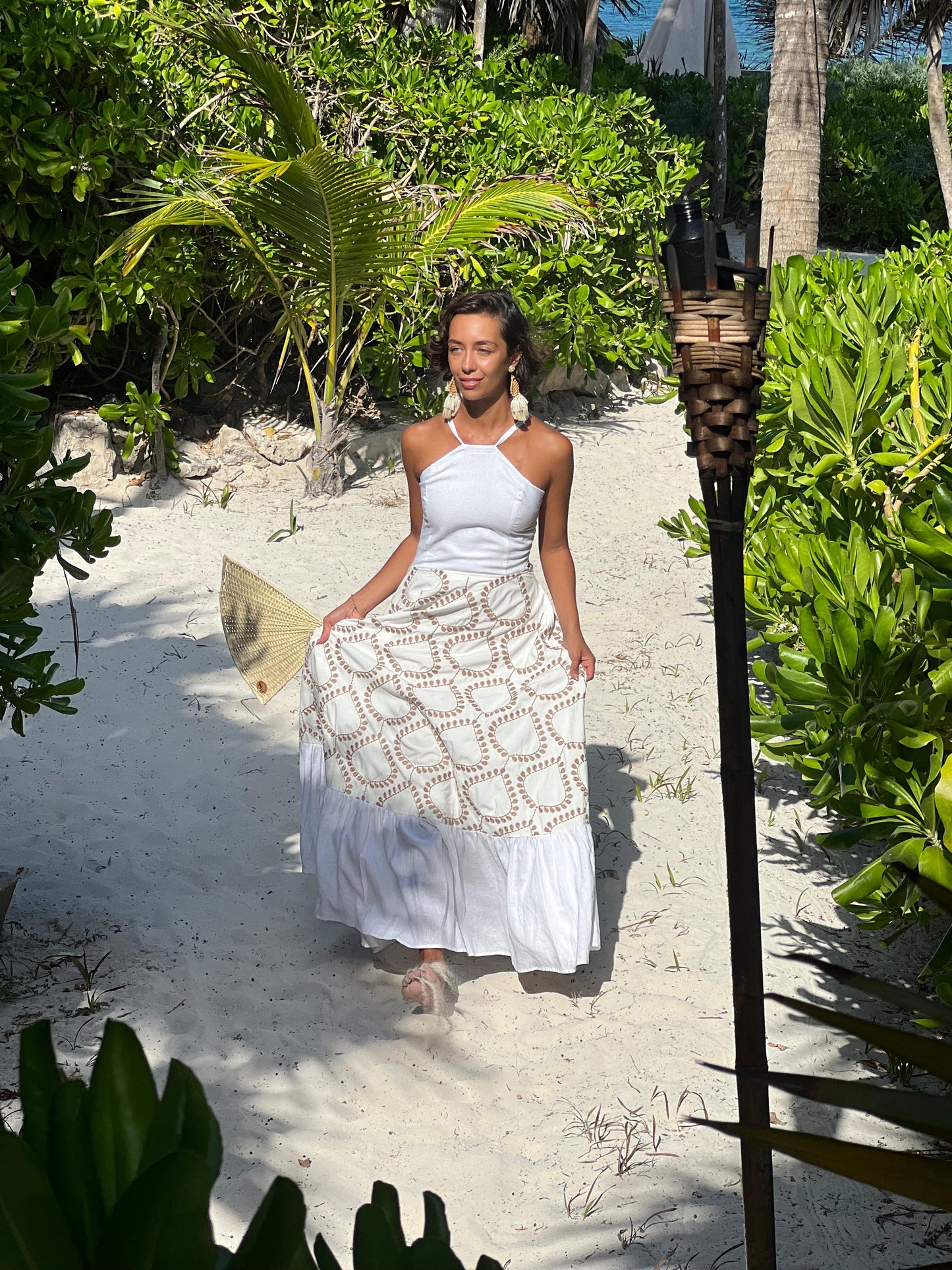 Vestido Valencia blanco
