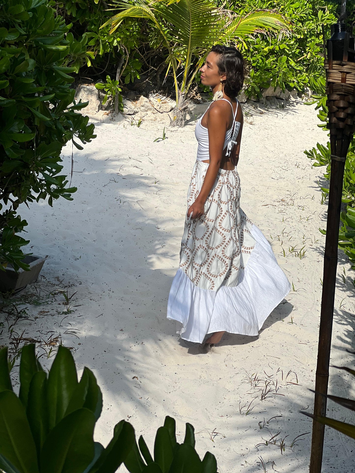 Vestido Valencia blanco