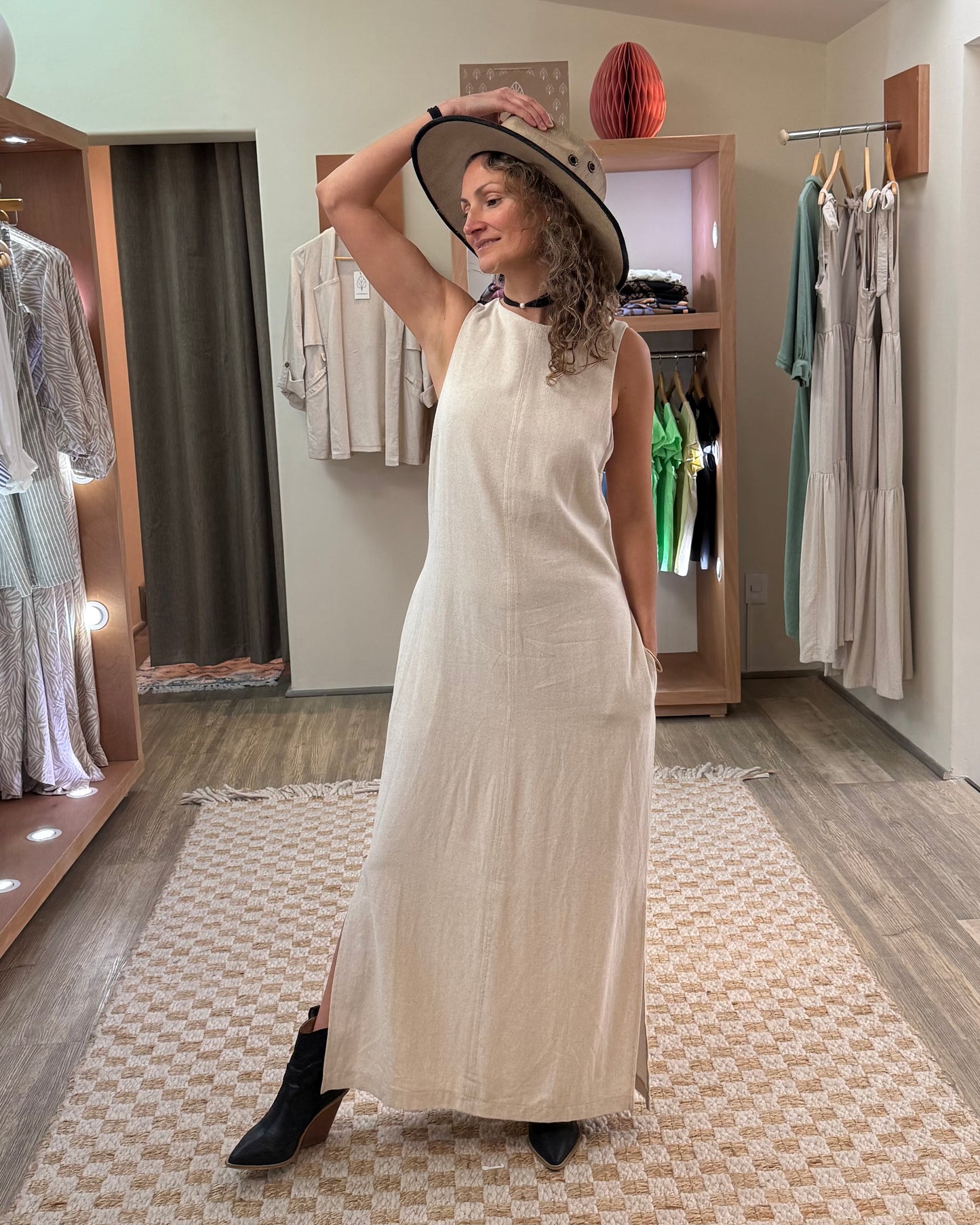 Vestido Muyil crudo