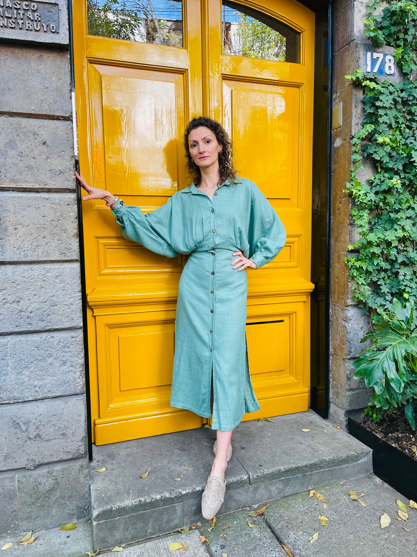 Vestido Sofía Verde