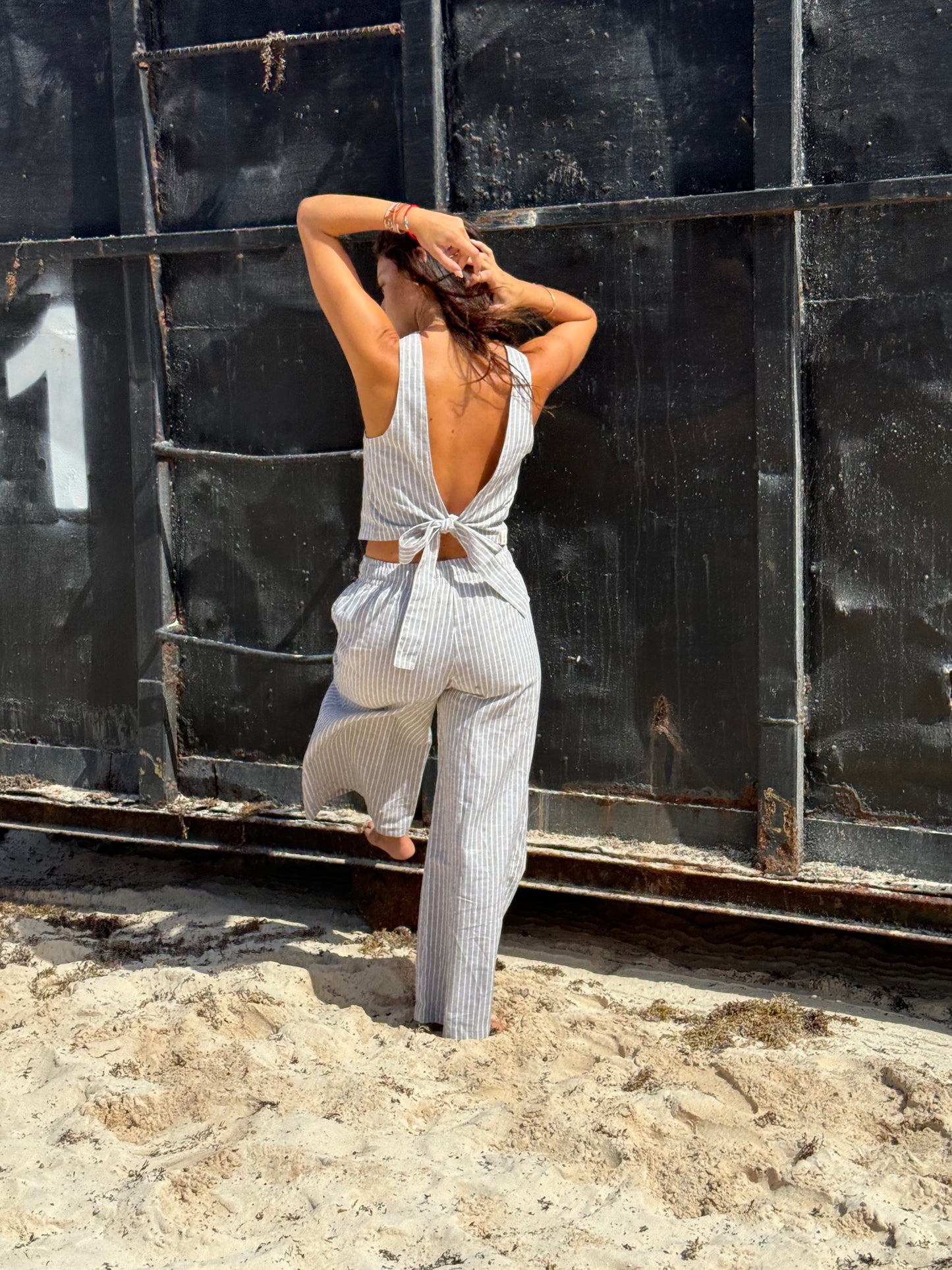Pantalón Aura rayas