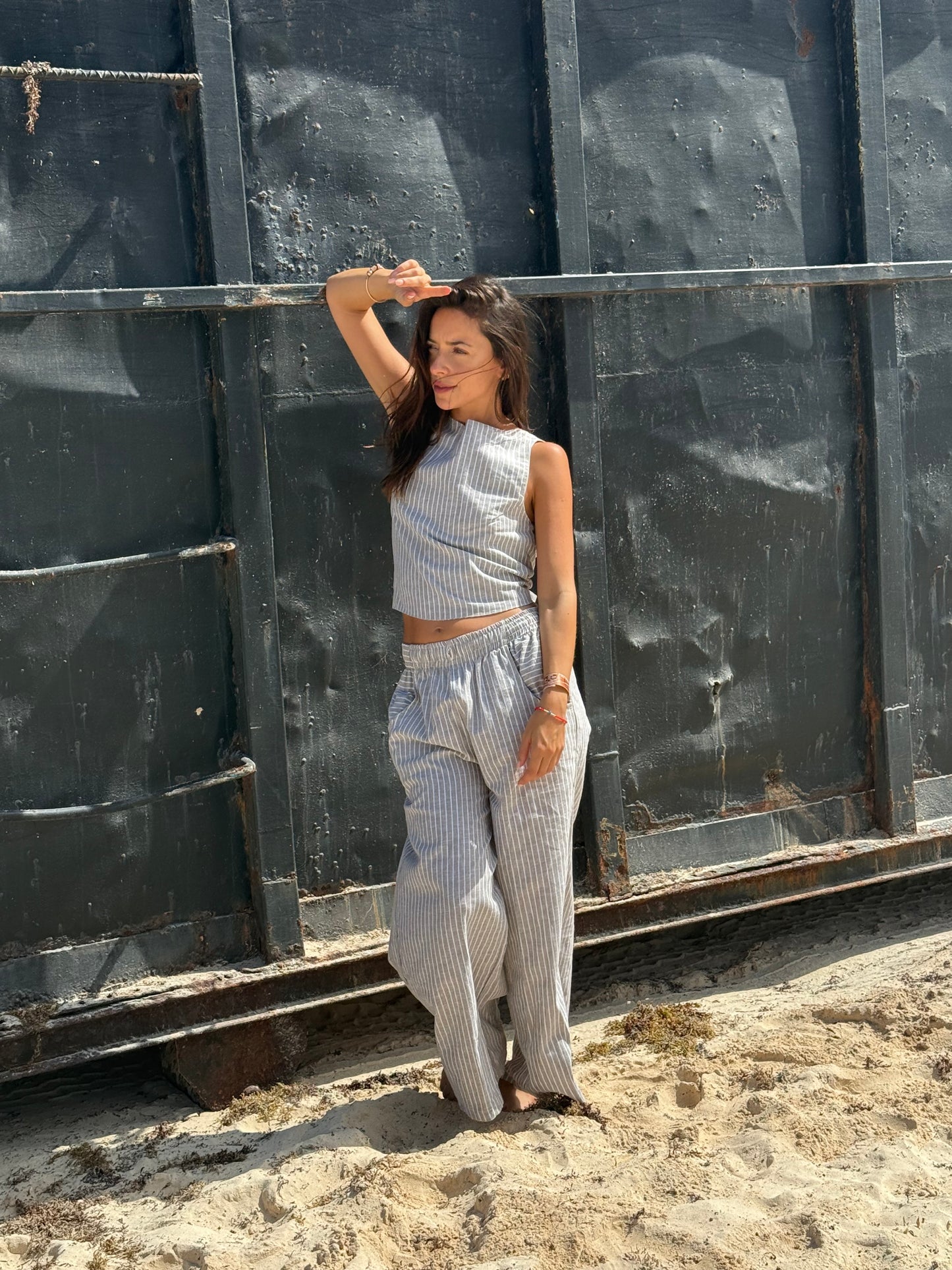 Pantalón Aura rayas