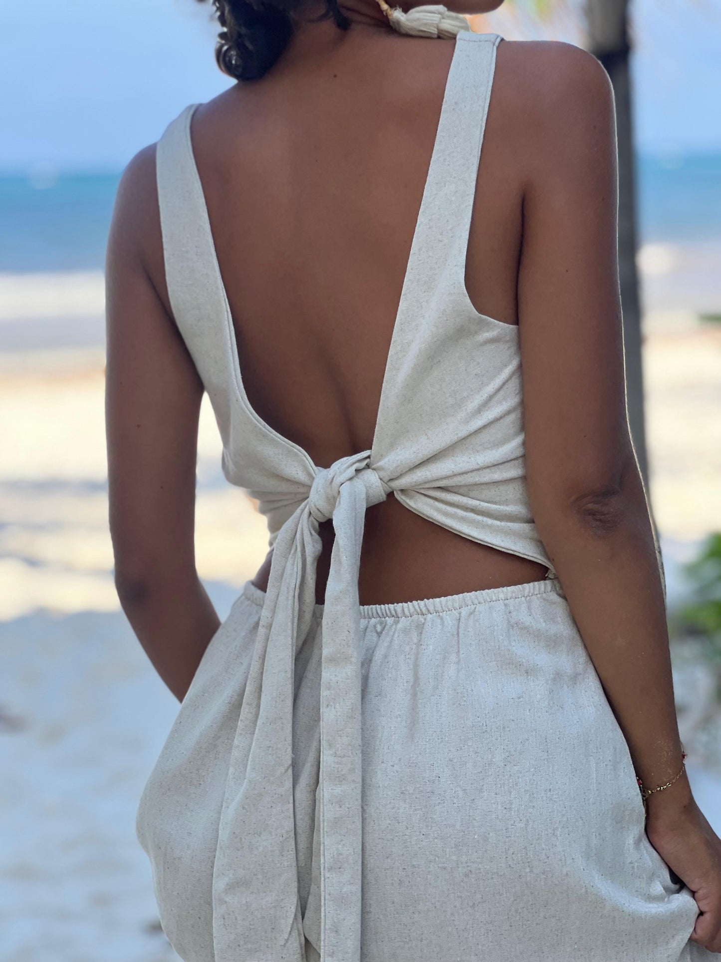 Vestido Dakota crudo
