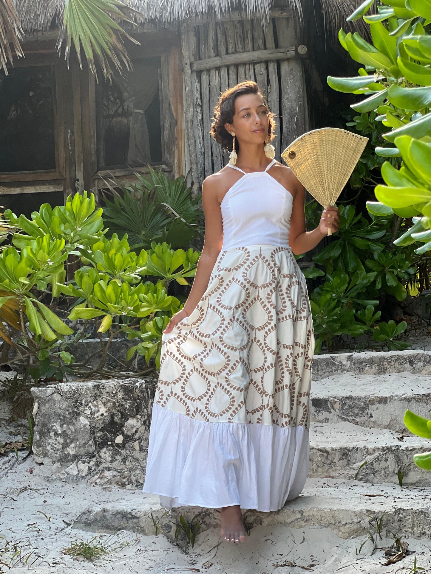 Vestido Valencia blanco