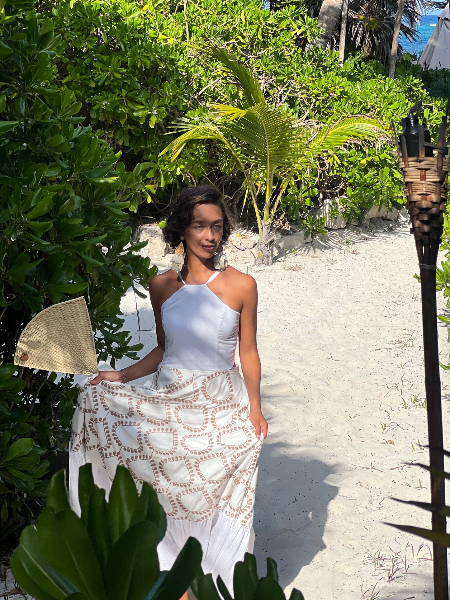 Vestido Valencia blanco