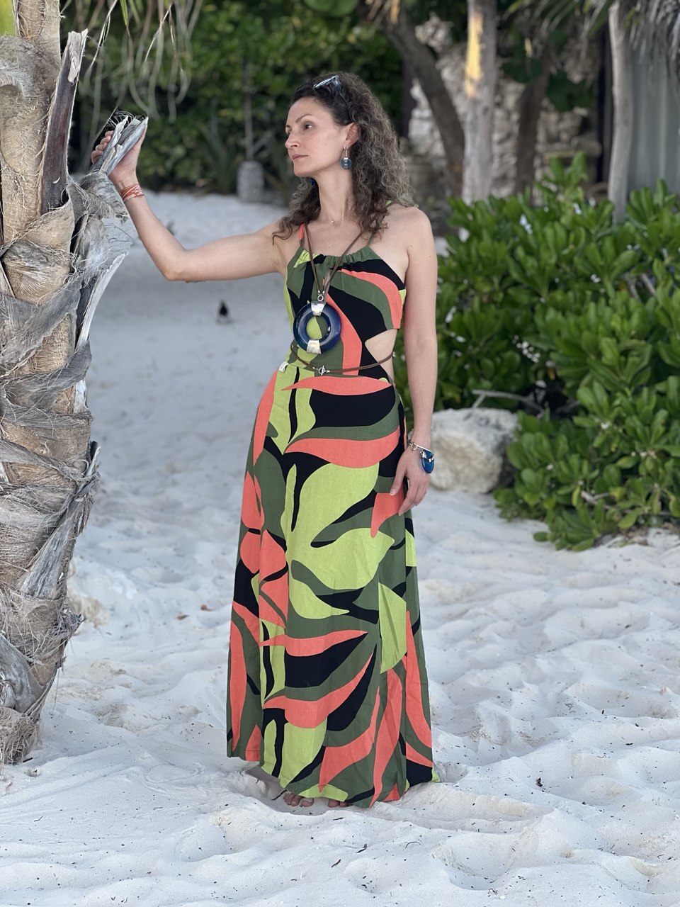 Vestido Alondra print selva