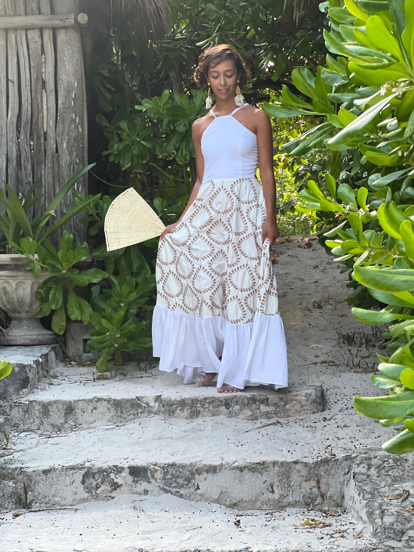 Vestido Valencia blanco
