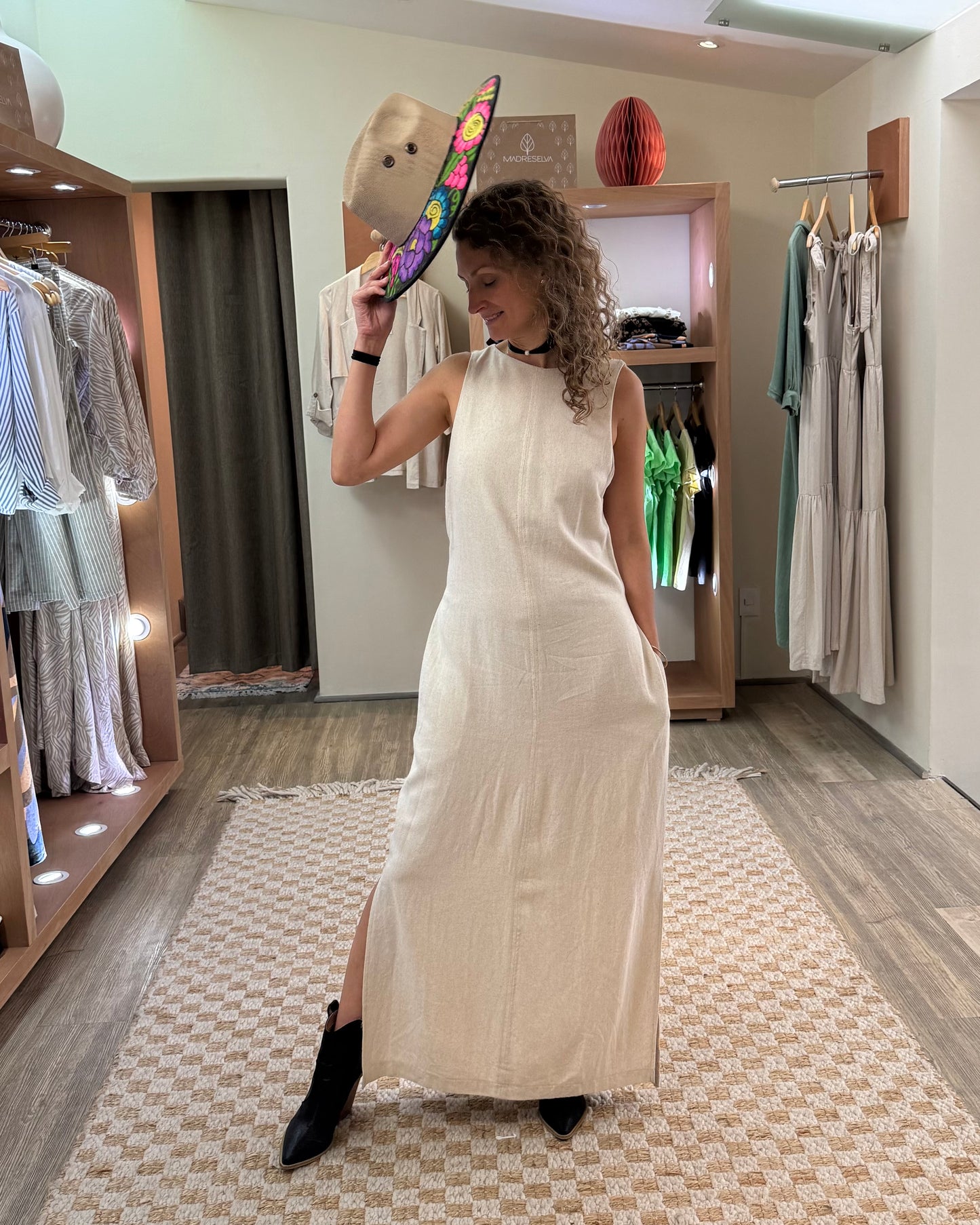 Vestido Muyil crudo