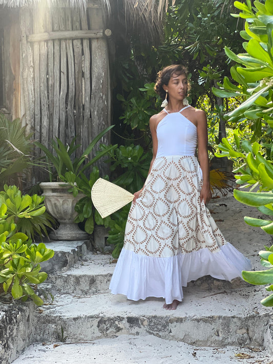 Vestido Valencia blanco