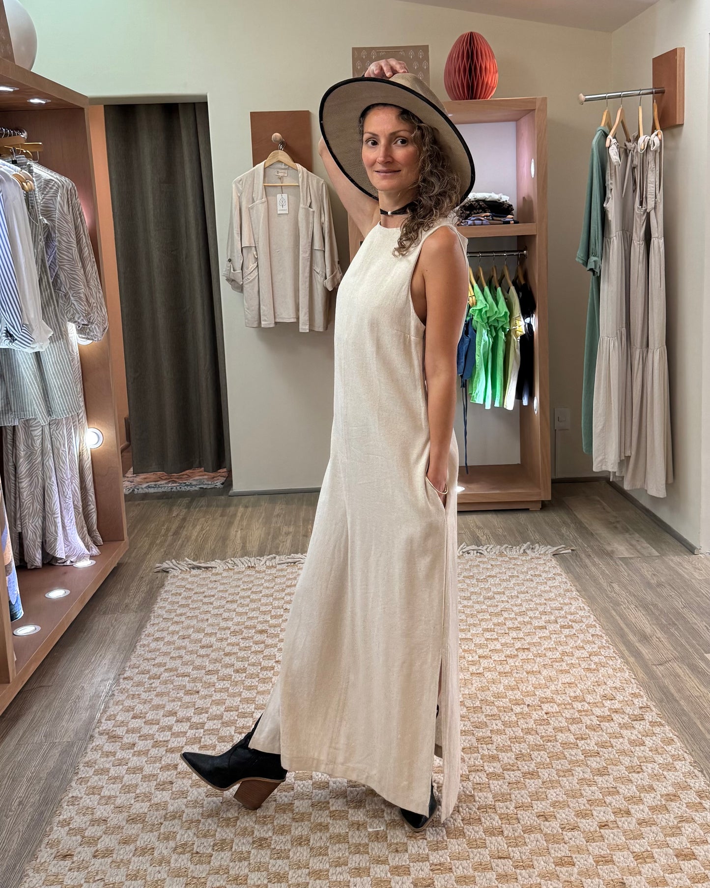 Vestido Muyil crudo