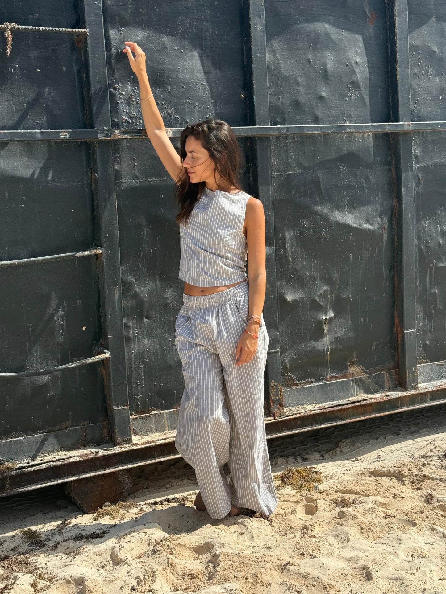Pantalón Aura rayas