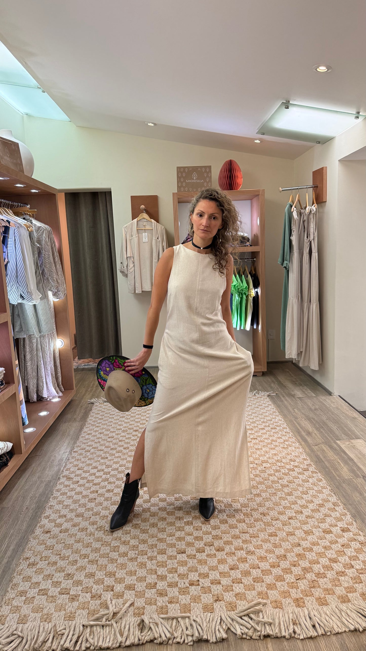 Vestido Muyil crudo