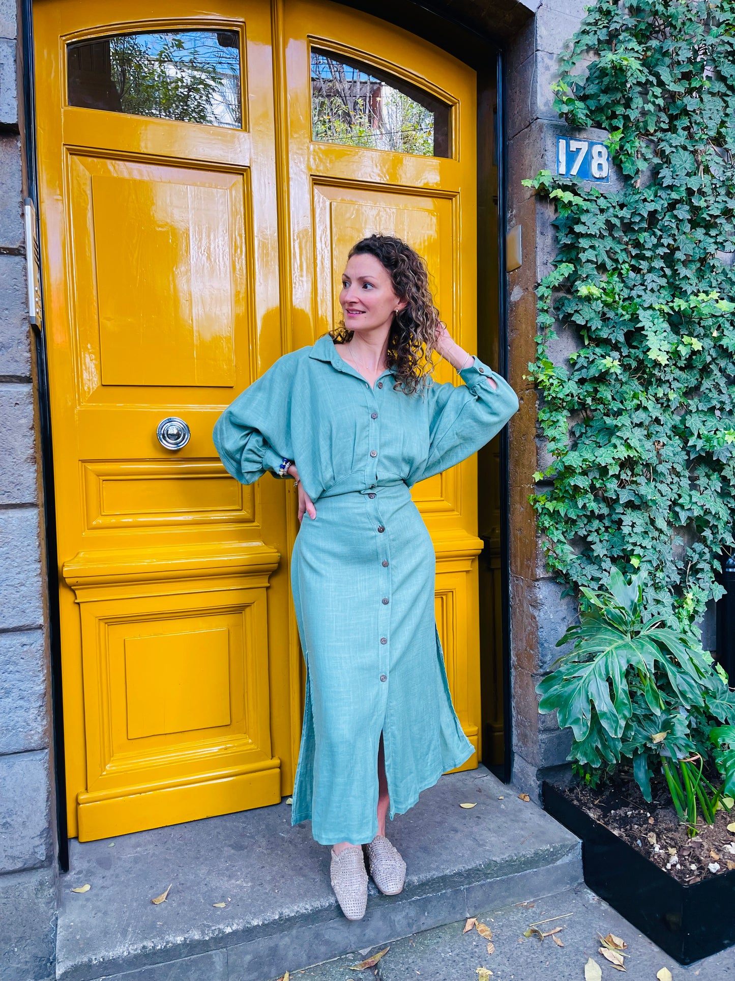 Vestido Sofía Verde