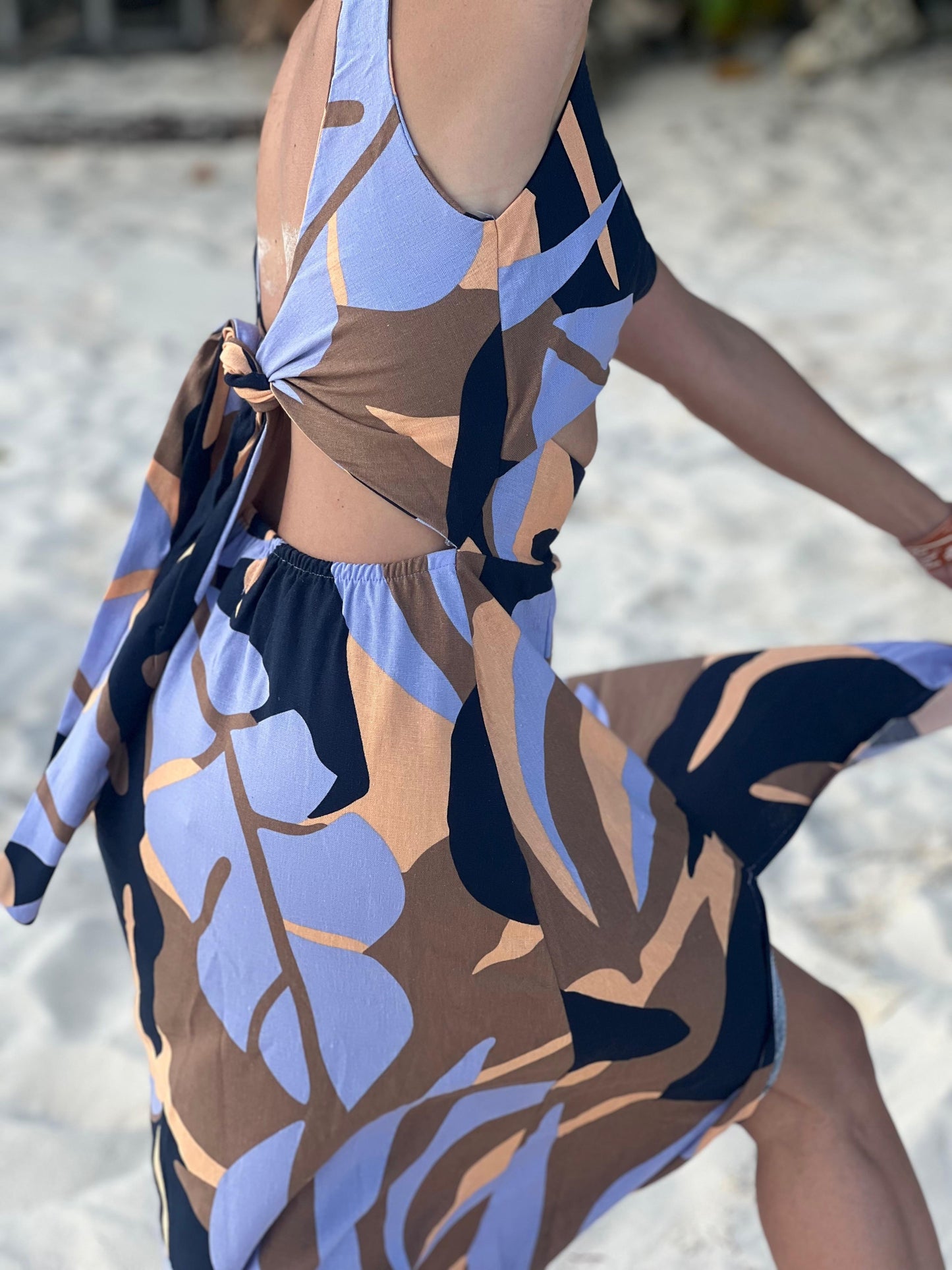 Vestido Dakota print morado