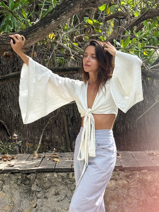 Blusa Lucía blanca