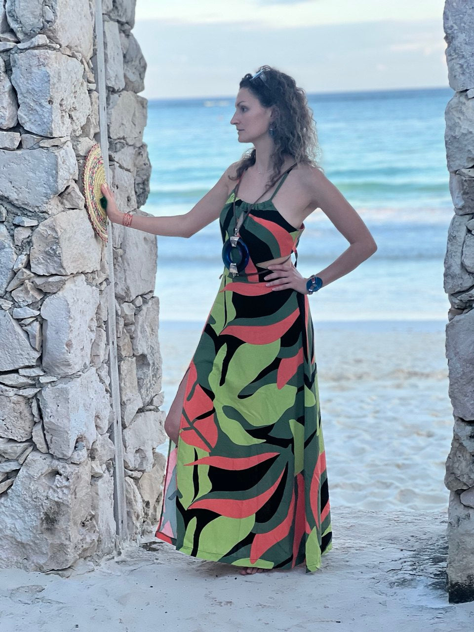 Vestido Alondra print selva