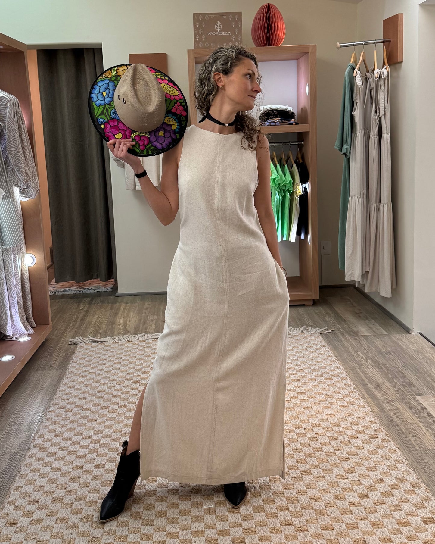 Vestido Muyil crudo