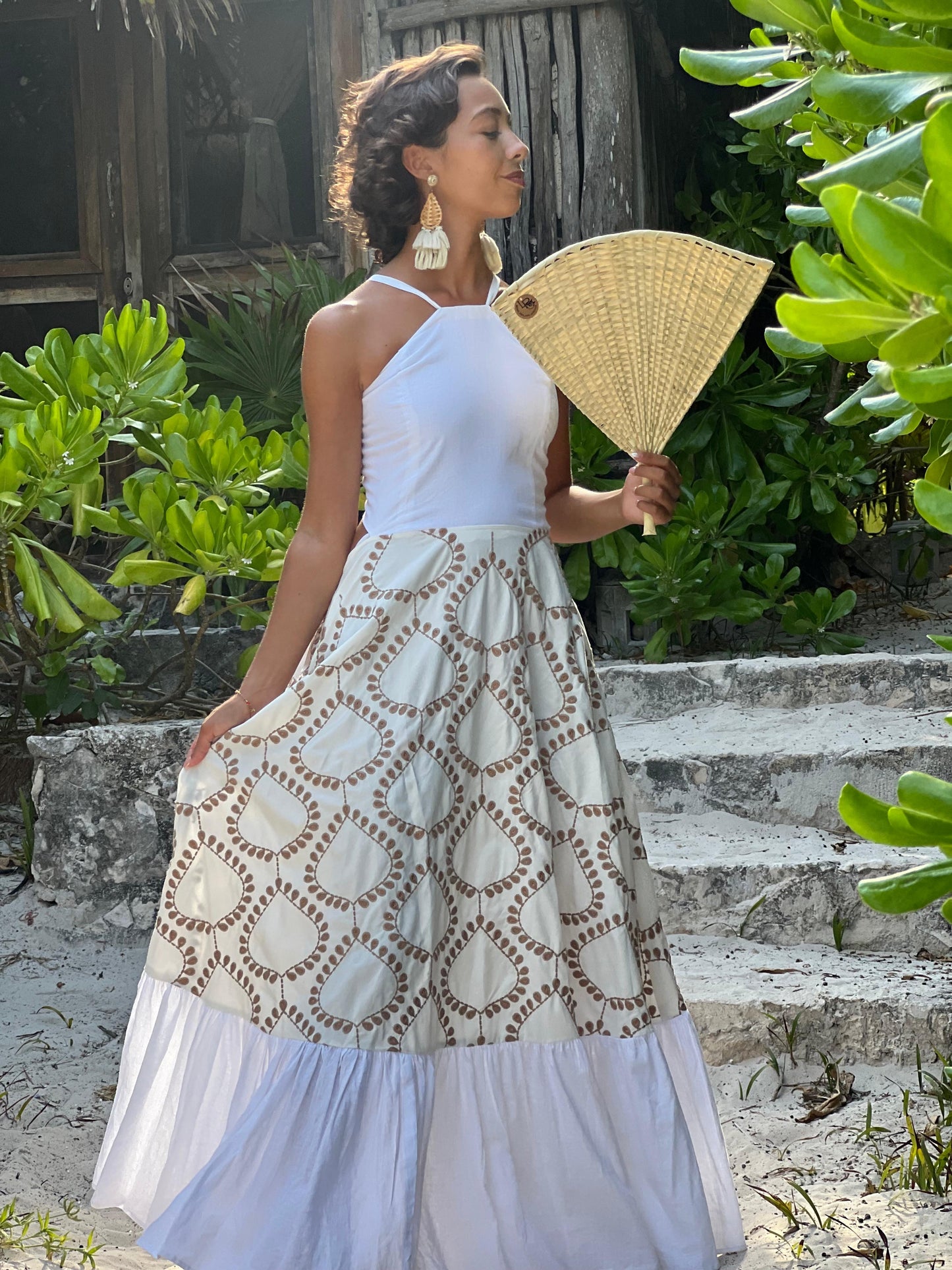 Vestido Valencia blanco
