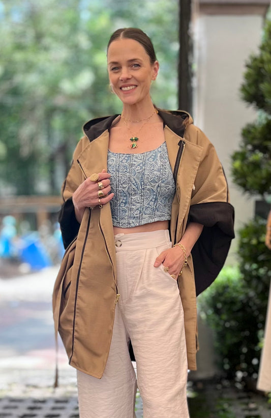 Gabardina impermeable